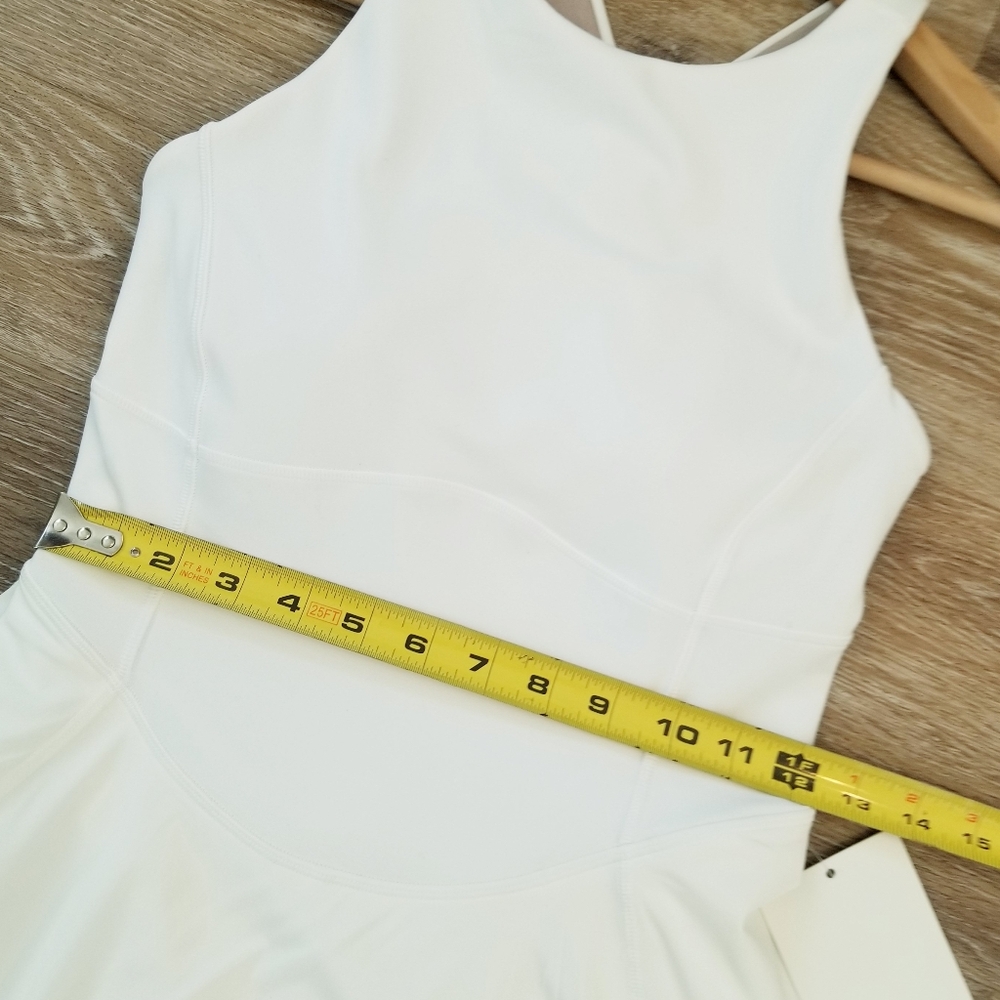 Lululemon Court Crush Dress White NWT Tennis Athleisure Athletic Active Casual - Picture 9 of 12